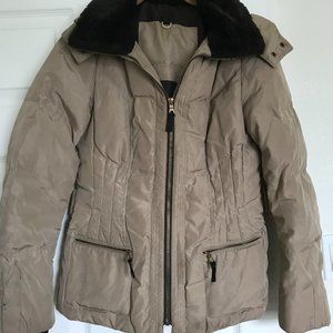 Zara camel winter jacket